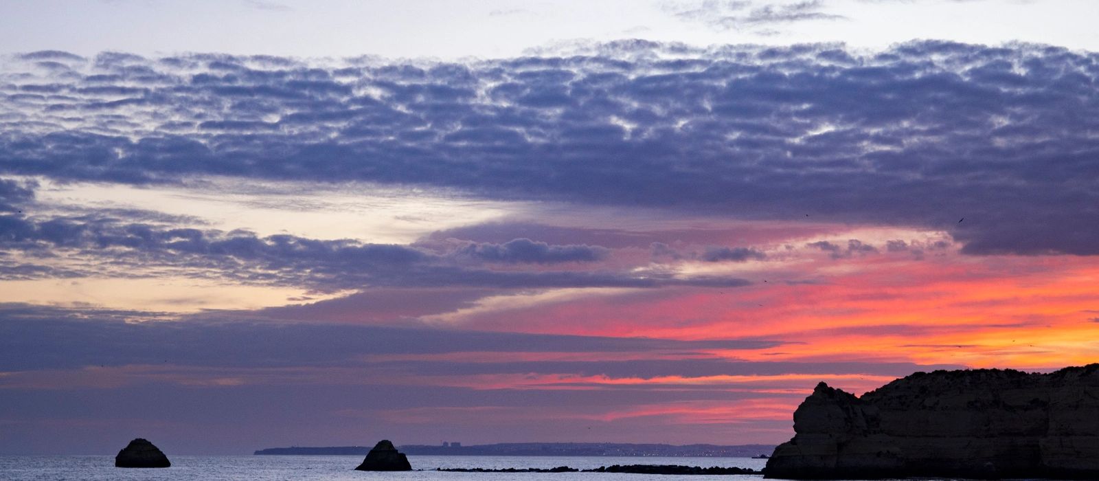 Algarve sunset seascape